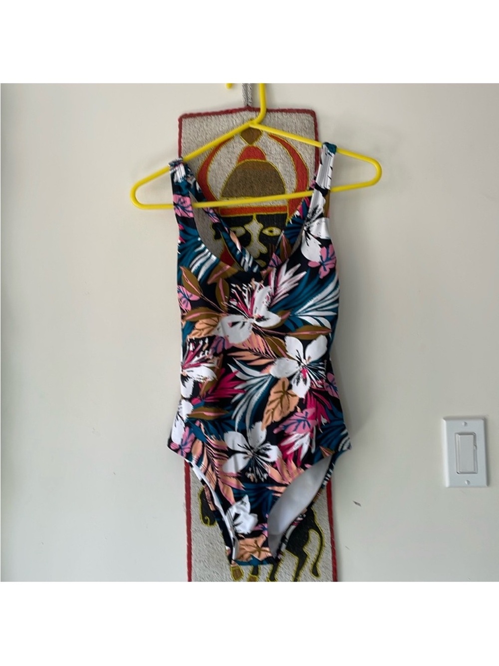 Tropical Floral One-Piece Swimsuit - Multicolor